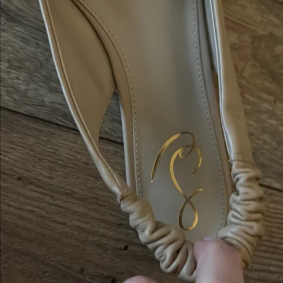 Sam Edelman Cream Ballet Flats - Picture 2 of 5